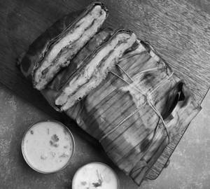 Elai Parotta (banana leaf stuffed)