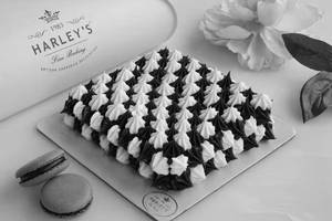 Swiss Black & White Chocolate Medovik Cake