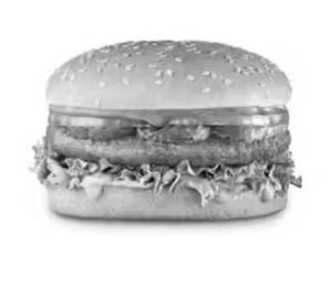 The Big Bomb Chiken snacker Burger