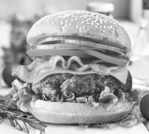 Jumbo Double Cheese Burger Veg