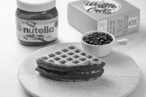 Hazelnut Heaven Nutella Waffle