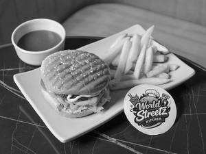 Paneer Burger (with Fries)