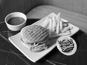 Veg Burger (with Fries)