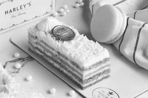 Austrian White Forest Medovik With Macaron