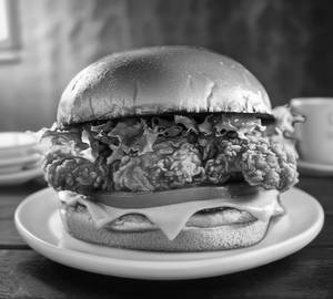 Chicken cheese burger
