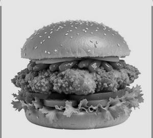 Bunbliss chiken zinger Crispy King Burger
