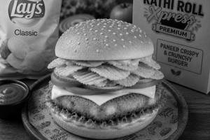 Paneer Crispy & Crunchy Burger