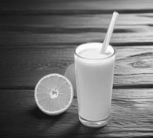 Orange milkshake