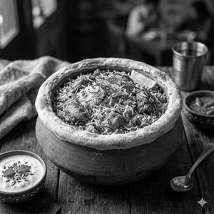 Matka Chicken Dum Biryani
