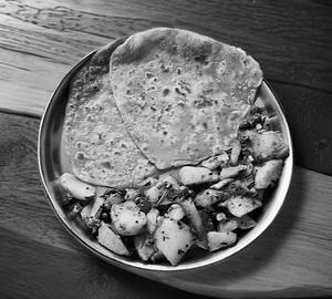 Paratha With Aloo Bhurji