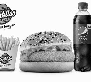 Bunbliss Veggie Paradise Burger  Value Combo