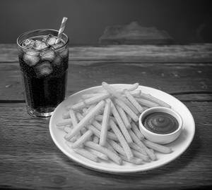 Crispy French Fries & Cold Drink(Pepsi/Mirinda/Campa/Cola 750Ml) Combo