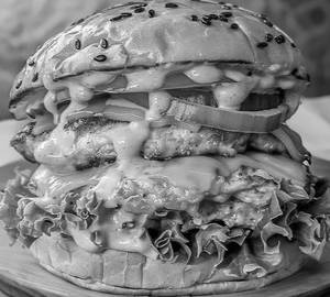 Double patty with cheese burger