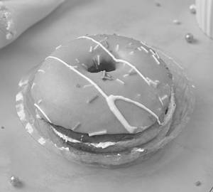 Strawberry White Chocolate Donut