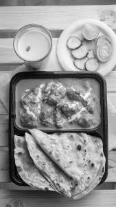 Butter Chicken + 3 Roti + 1 Buttermilk + Salad