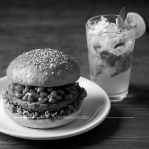 Spicy Salsa Burger + Any Mojito