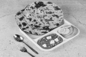 Mutter Paneer Roti Combo