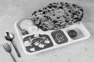 Paneer Butter Masala Kulcha Thali