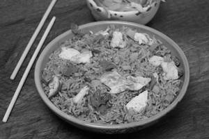 Manchurian Fried Rice - Chicken