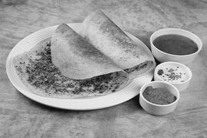 Ghee Roast Garlic Pepper Masala Dosa