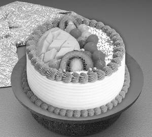 Fresh Fruit Cake