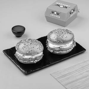 2pcs Aloo Tikki Burger Combo