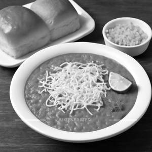 Cheese pav bhaji