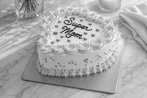 Eggless Pineapple Heart Shape Cake
