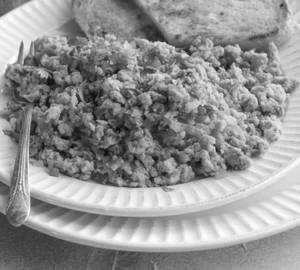 Egg Bhurji With Bread (3 pc)
