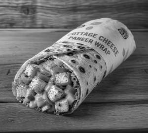 Paneer cheese loaded wrap