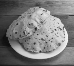 Big tawa roti