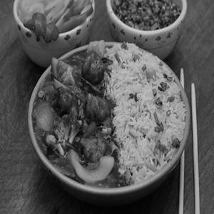 Chicken Panda Rice Bowl
