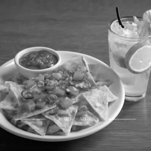 Nachos & Salsa + Any Mojito
