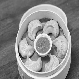Chicken Steamed Momos (6 Pcs)