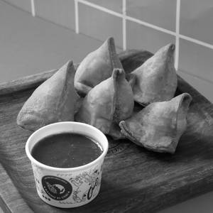 Mini Chatpate Samosa