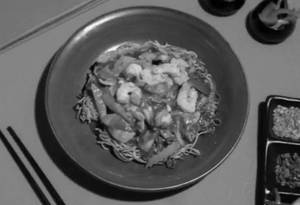 Prawns Pan Fried Noodles  [Serves 2]