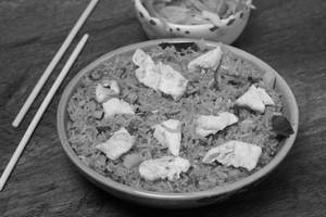 Schezwan Fried Rice - Chicken