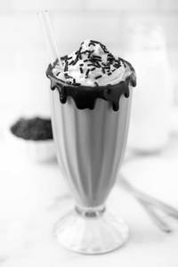 Chocolate milkshake