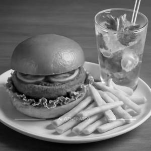 Classic Burger + Perfectly Salted Fries + Any Mojito