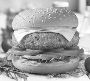 Aloo Tikki Cheese Burger