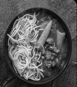 Chicken Hot Garlic Noodle Combo Bowl