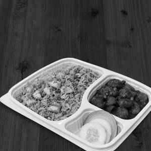 Chicken Fried Rice With Chicken Manchurian Combo