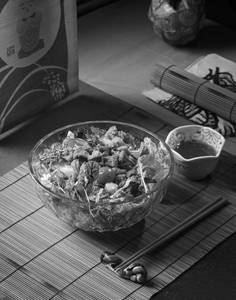 Fried Crispy Chicken Green Salad