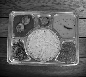 Egg thali