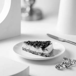 Baked Blueberry Cheese Cake Slice
