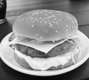 Veg cheese burger