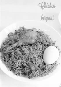 Chicken Biryani With Egg