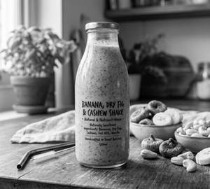 Banana Fig Cashew Shake