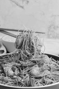 Egg Singapore Noodle
