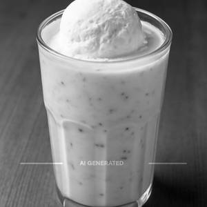 Sitafal Milkshake With Ice Cream